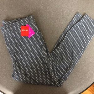 SPANX Ankle Jean-ish Leggings NWT Painted Dot